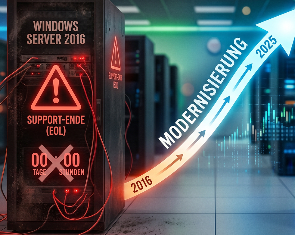 Windows Server 2016 vor dem Support-Ende – jetzt auf Windows Server 2025 modernisieren