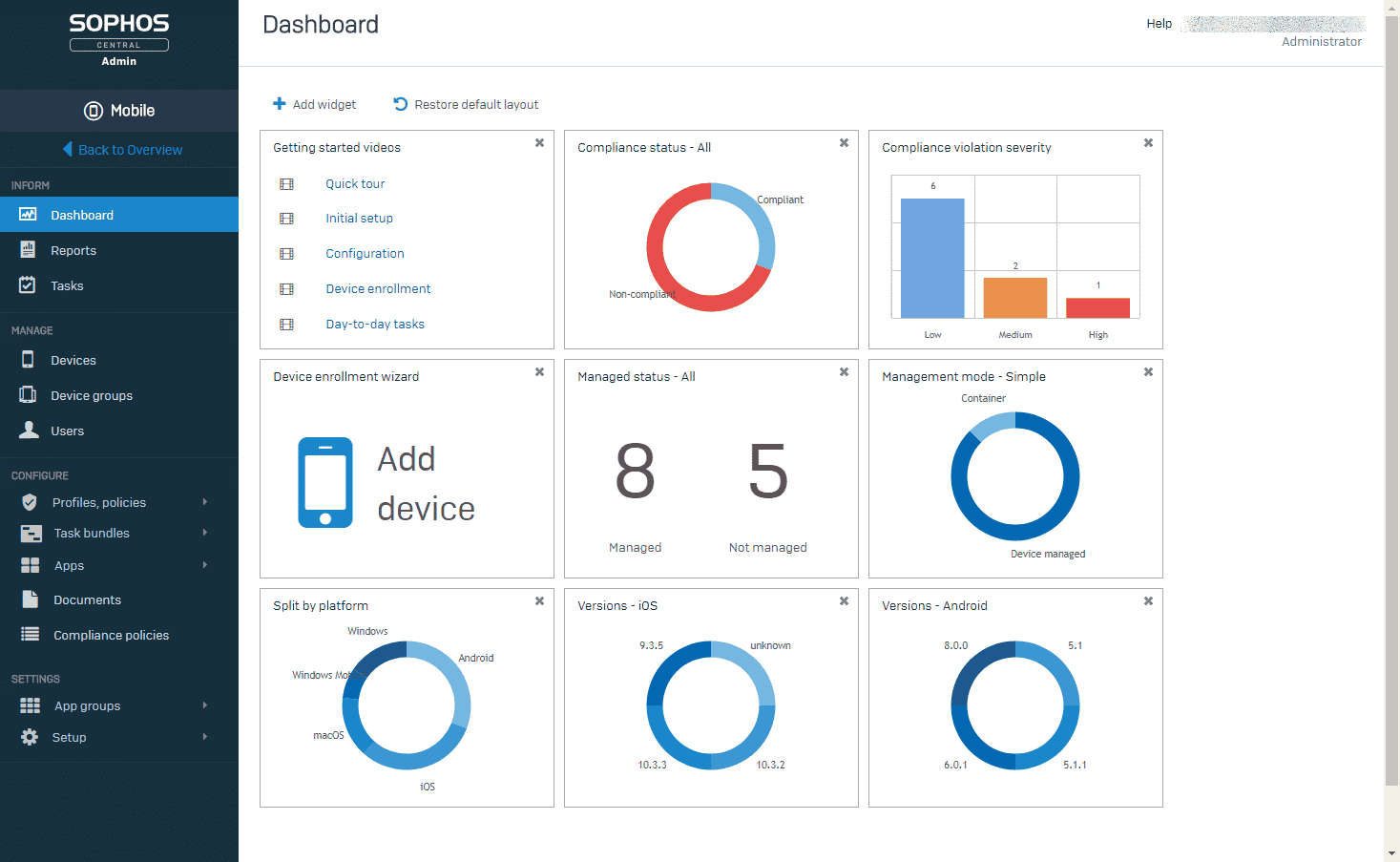 sophos Mobile control sophos Mobile control